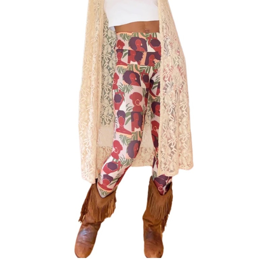 Izzy & Liv NWOT Phenomenal very stretchy graphic leggings 3XL
